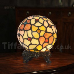 Yellow Tiffany Table Lamp