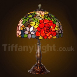 12 Inch Rose Tiffany Table...