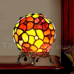 Red Tiffany Table Lamp